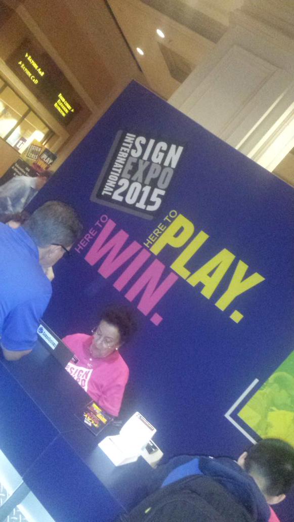 tristatesign's tweet image. #tristatesign has arrived at @ISA_Signs @isasignexpo #signexpo