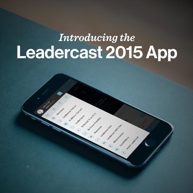 Leadercast's tweet photo. IT’S HERE! Be one of the first to download the #Leadercast2015 app! http://t.co/LhAQffVDim #thebraveones http://t.co/PCc3dTXWQC