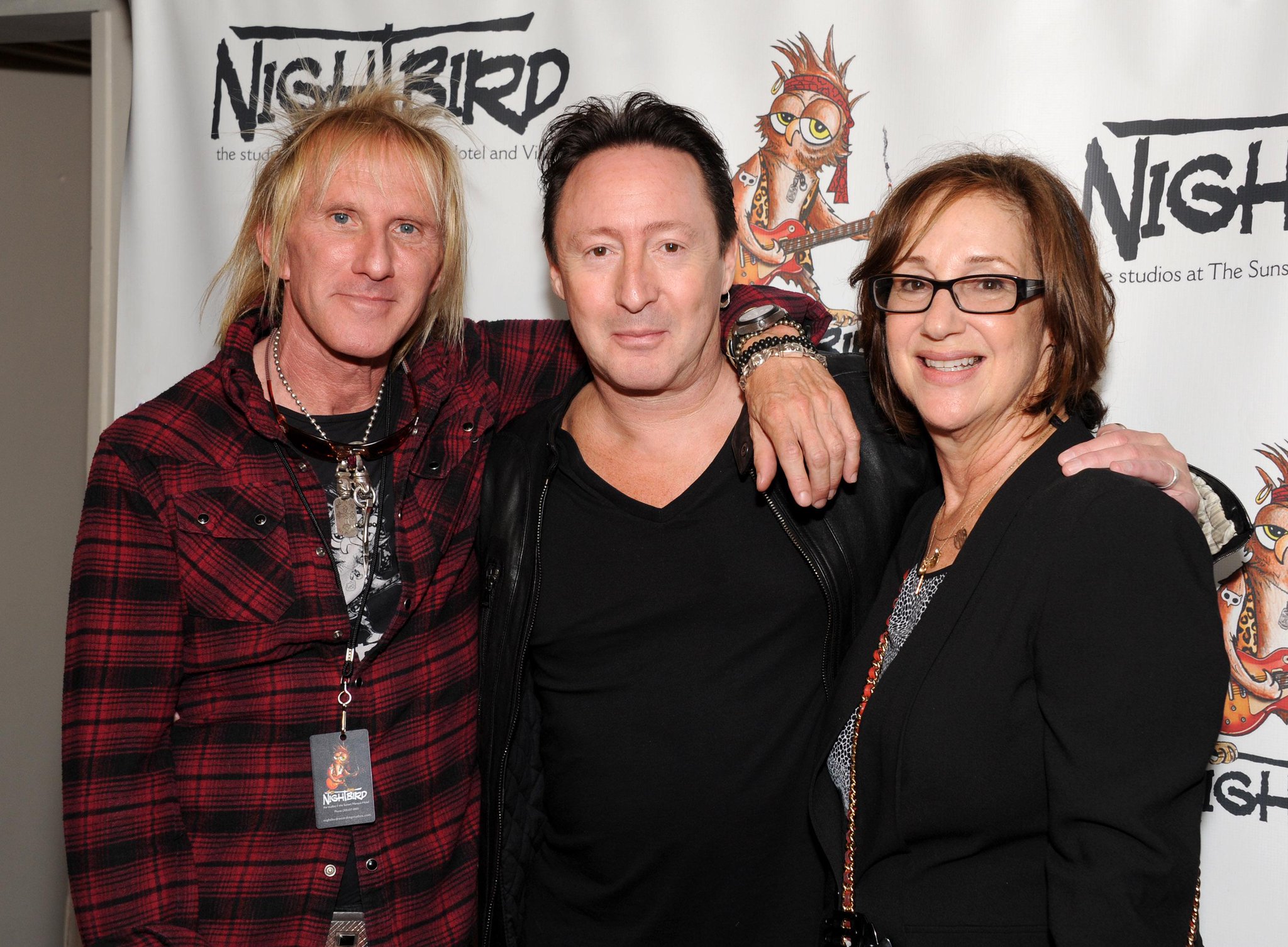 Happy Birthday to our good friend Julian Lennon! Here\s Jed Leiber with Julian and Bobbi Marcus from ASCAP 