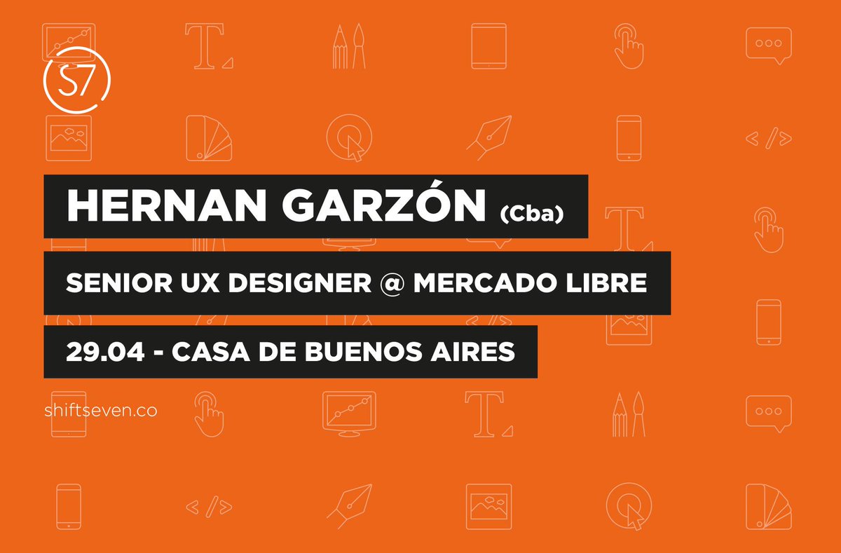 shiftsevenco's tweet photo. ¡Hernán Garzón de la Roza es el segundo speaker confirmado para el 29/4! Anotate gratis acá: http://t.co/QnKwUjLqgw http://t.co/se2aV1eT3c