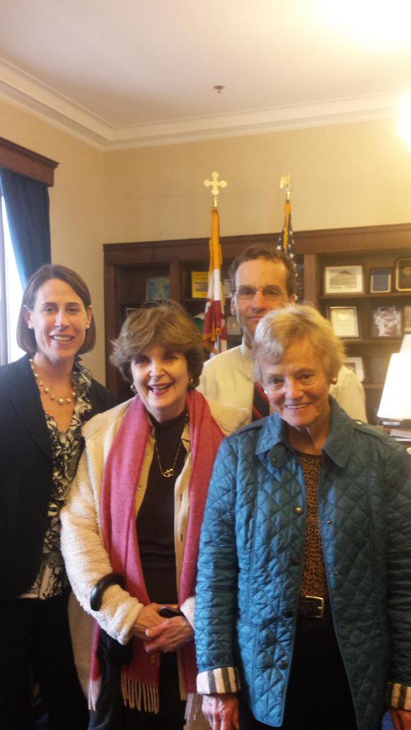 holytrinitydc's tweet image. Visiting Rep. Van Hollen's office  to talk immigration reform @IGsolidarityNET  #IFAM2015