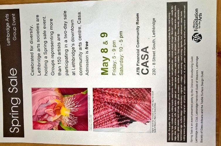 lhguild's tweet photo. We are participating in the spring sale @CasaLethbridge Come see us May 8 &amp; 9 http://t.co/Y4TBTbkujf