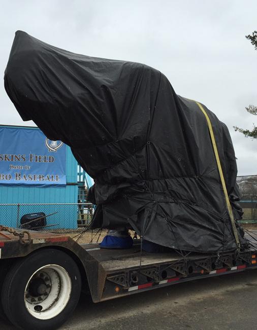 He's here! Our new #Jumbo statue has arrived and will be installed tomorrow. Official unveiling will be Friday, 4/17
