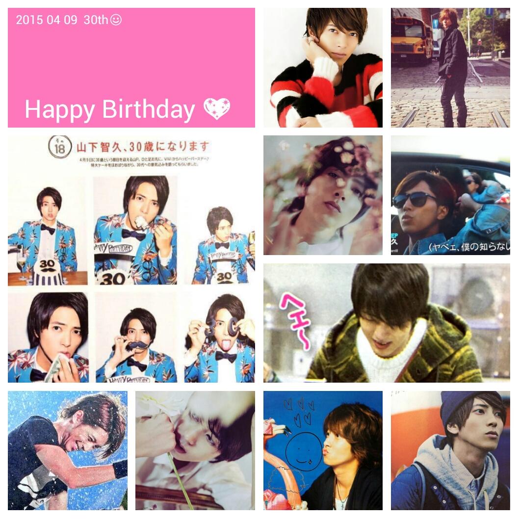 Tomohisa Yamashita
Happy Birthday   30th !!!  30                                            