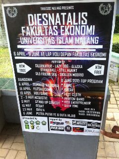 Comingsoon on june "Diesnatalis fakultas ekonomi Univ.Islam Malang"