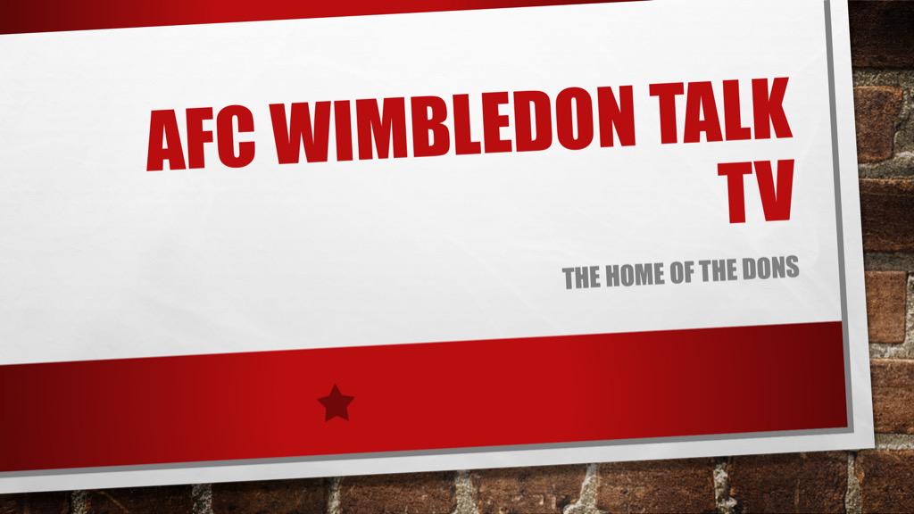 Wimbledontalk's tweet photo. The new talk TV show, starting in the 15/16 season #DonsTalkTv http://t.co/ixqeYm3zad