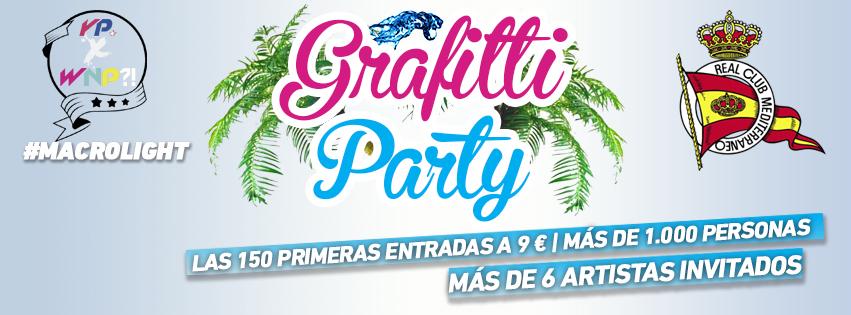 WhyNottheParty's tweet photo. 'Grafitti Party' aterriza en Málaga de la mano de WNP?! prox más info #Macrolight #Malaga #FiestaLight http://t.co/pbR1rQjJYd