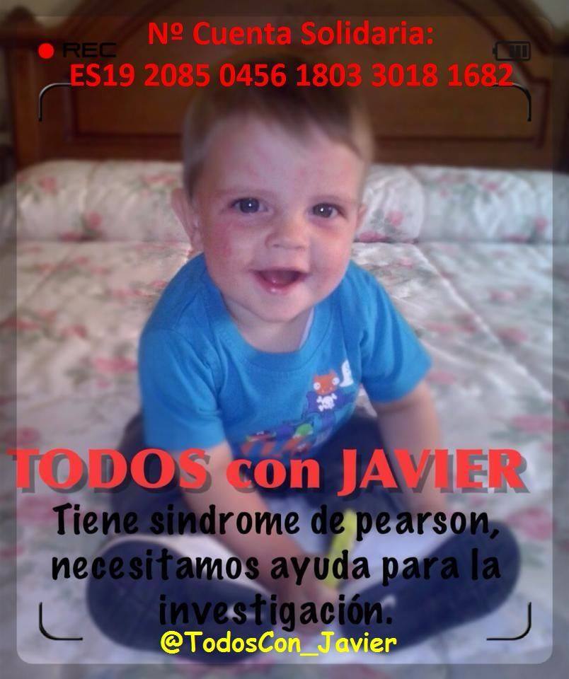 TodosCon_Javier's tweet photo. ¿Nos ayudáis a salvar la vida de Javier?Tiene sindrome de pearson, enfermedad rara sin cura @srtateran22  @vikguirao http://t.co/nWSXJZbcAq