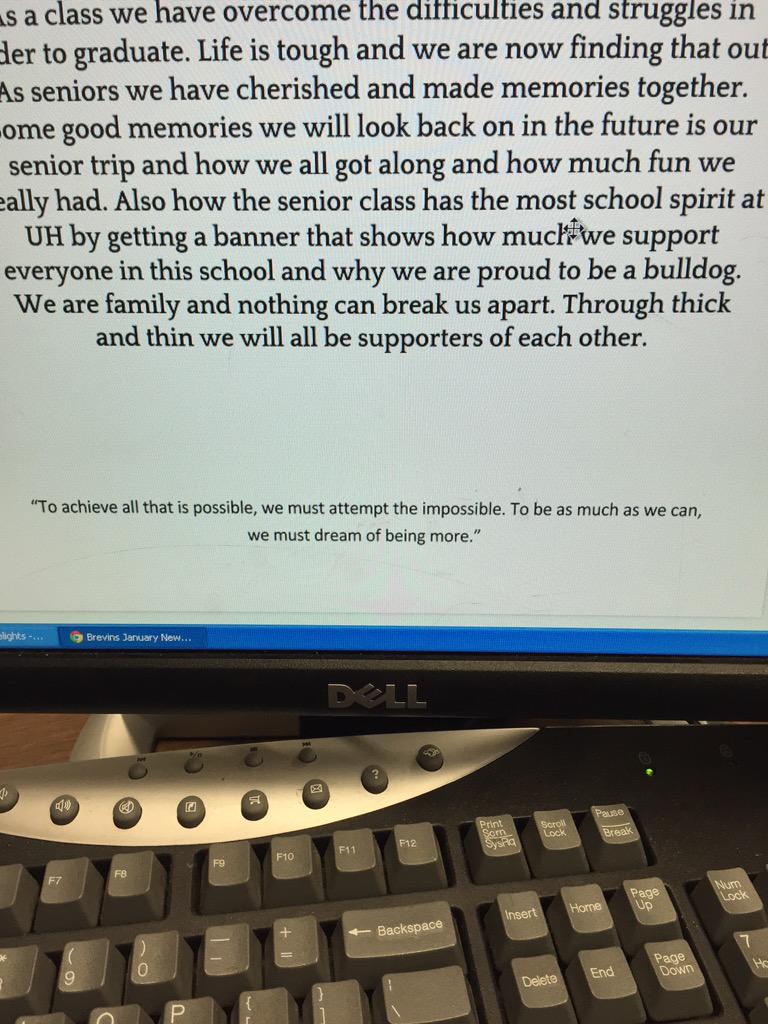 UHSeniors's tweet photo. Then the rest!! http://t.co/iDleroC1Gx