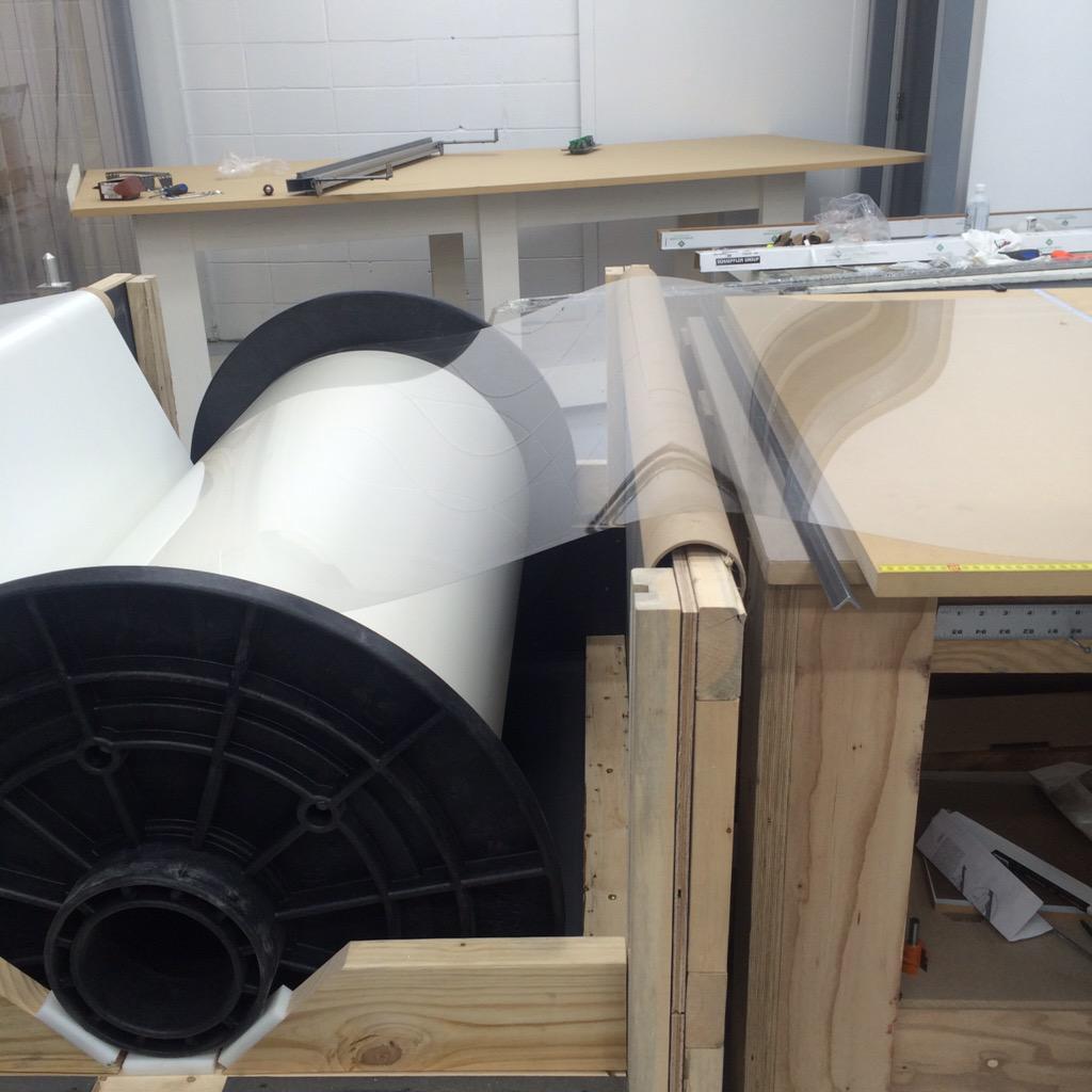 AlwaysPwright's tweet image. This is glass (it bends) -- #Willow glass from Corning. #buildbetter #DIRTT