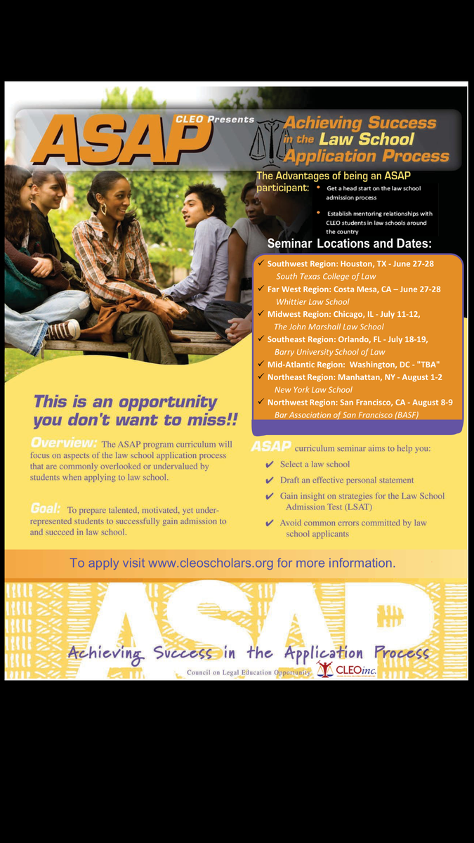 DiversityJMLS's tweet photo. Unfortunately, we won't be hosting the LEAP/PLSI program in Summer 2015. Read below about another great opportunity: http://t.co/g3yDHXiNNg