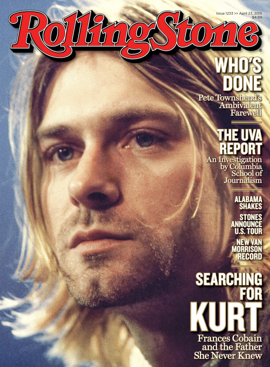 RollingStone's tweet photo. Listen to a previously unheard Kurt Cobain song and go inside #MontageOfHeck in our new issue: http://t.co/18rfGMSD2f http://t.co/0ZCmZ9msEU