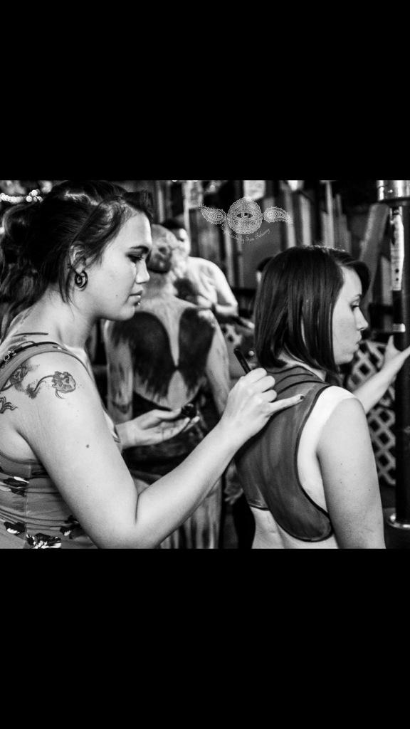 Bikini_graffiti's tweet photo. Body painting at the taiga lounge on 4/20 starting at 4:20! #getnaked #taigalounge #tampa #bodypaint http://t.co/3lutQdUjEh