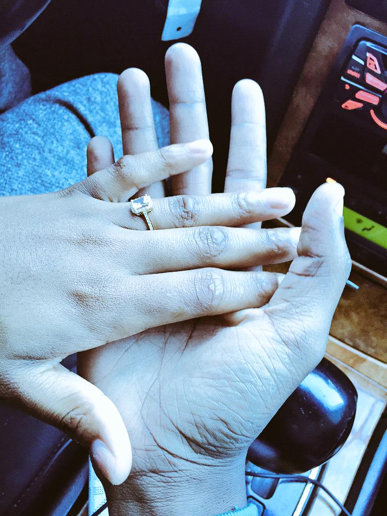 EastsideTC's tweet photo. finally proposed to the love of my life🙌, the mother of my child👶, my BESTFRIEND👫 my everything😩💘💍👪 #9YearsComplete http://t.co/cPPsn3ijnU