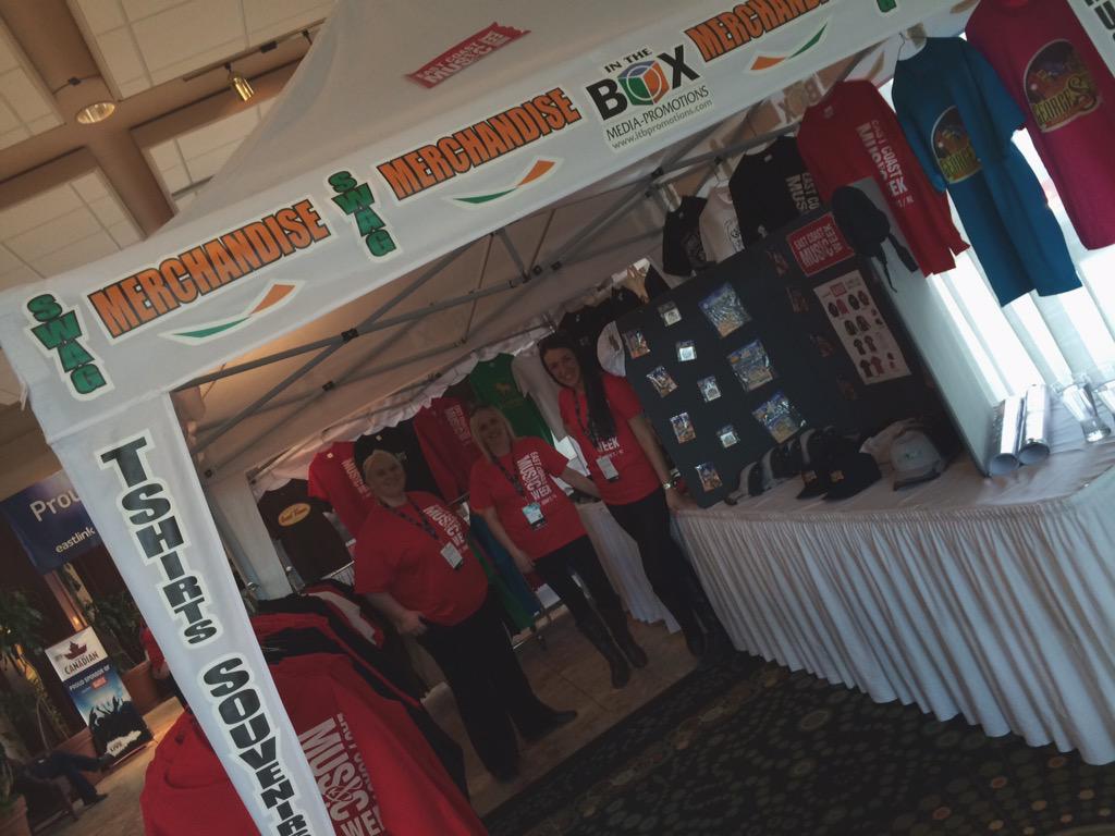 Come pick up some merch right next to the Eastlink Live Lounge at The Delta and experience your #ECMW2015 in style😎