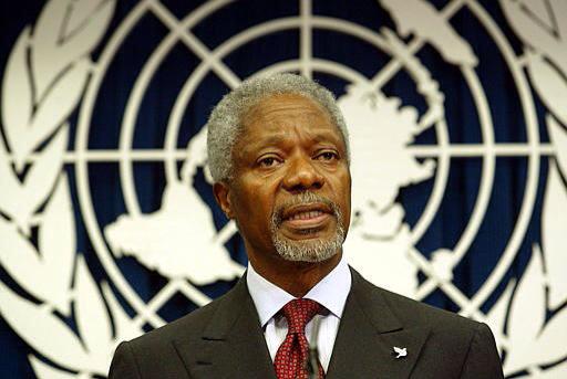  !!\" Happy Birthday to the first Black U.N Secretary General.. Ghana\s very own Kofi Annan 