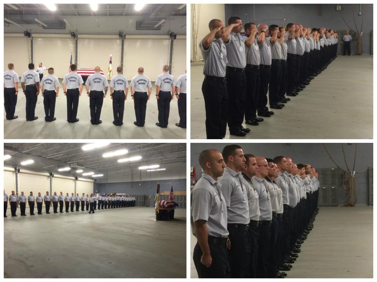 PBCFR's tweet photo. @PBCFR #Recruit #Class61 recieve Pride and Protocol Training from #Captain Sean Pamplona http://t.co/yWgFuVGQUE