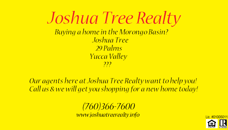JoshuaTreeHomes's tweet photo. Start shopping for a new home with one of our agents today! (760)366-7600
http://t.co/bsZzoIQbFv
 #realestate http://t.co/8MOwR0SO0v