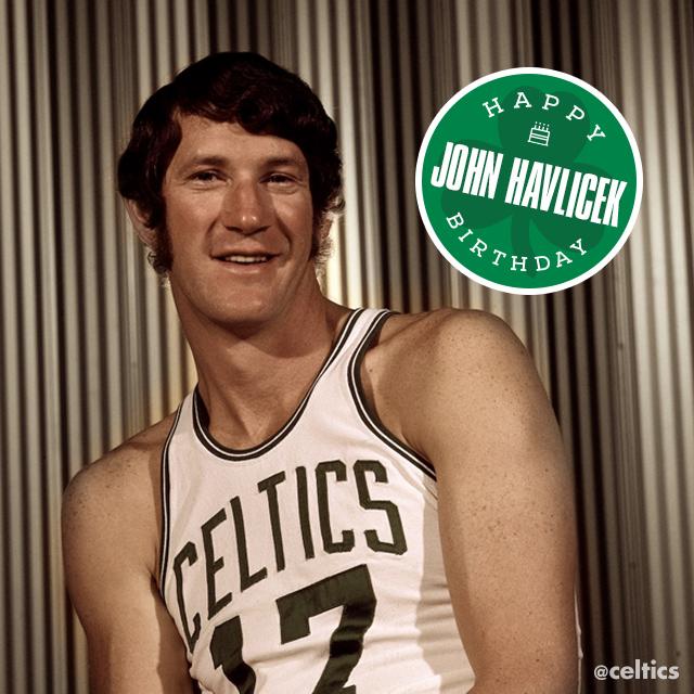  celtics: Happy 75th birthday to Celtics legend and 8-time NBA champion John Havlicek! 
