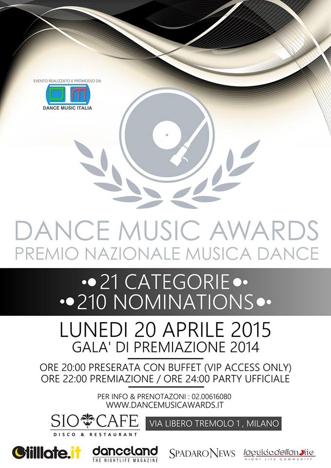 assDMI's tweet photo. Premiazione DANCE MUSIC AWARDS 2014 - 20 aprile 2014 - SIO Cafè (MI)
#dma2014 #dancemusicawards http://t.co/6bX3AoRLrQ