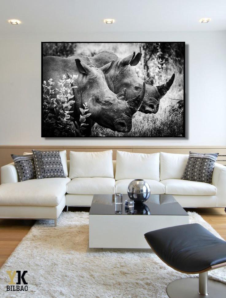 YKBilbao's tweet photo. ¿Rinocerontes en mi salón? ¡ESTO ES JUMANJI! Gracias a la fotografía de @laurentbaheux #Bilbao #Arte #Decoración http://t.co/qdQ2s81izS