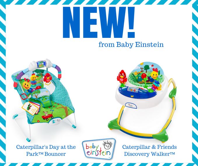 baby einstein caterpillar's day at the park bouncer