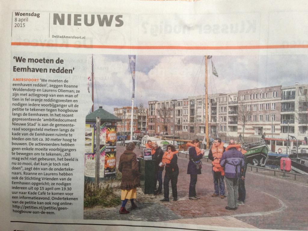 Vandaag in de Stad Amersfoort #geenhoogbouwaaneem