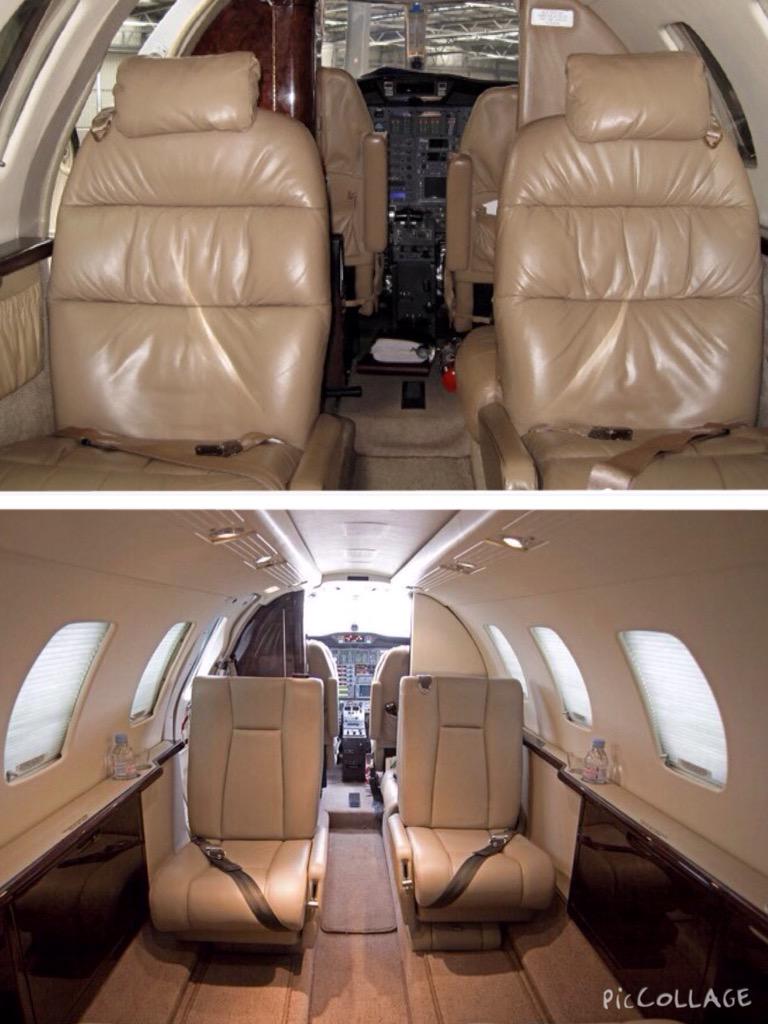 Pimpmyp's tweet photo. Full interior refurbishment of #Cessna CJ1 what a great way to work for a living @AeroClassifieds @Eclipseeurope http://t.co/cNQNUVdO3B