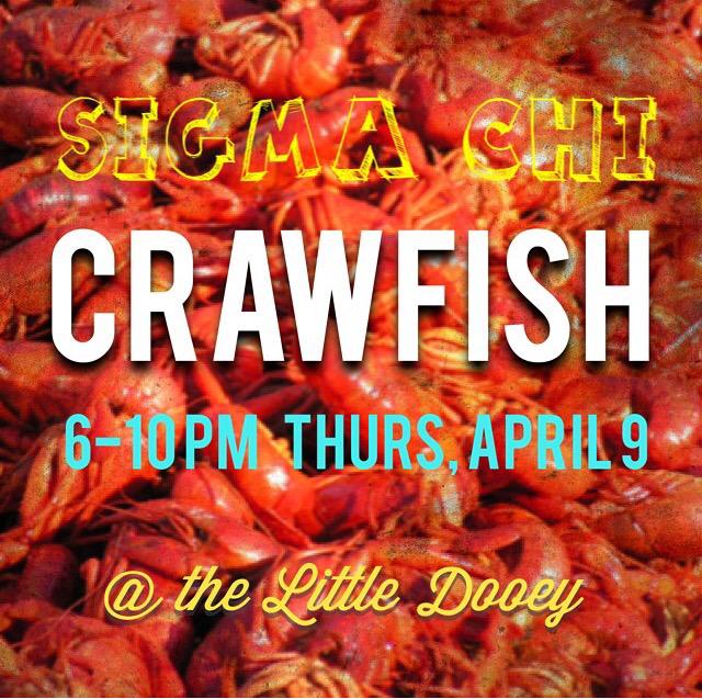 ΣΧ Crawfish. Tomorrow night. Don't miss out. #DoItForTheDerby #ForTheChildren