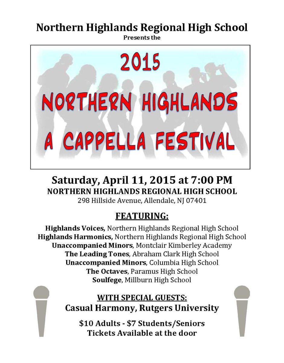 We just added another great group, the Unaccompanied Minors from Columbia High School. See you this Saturday!!!