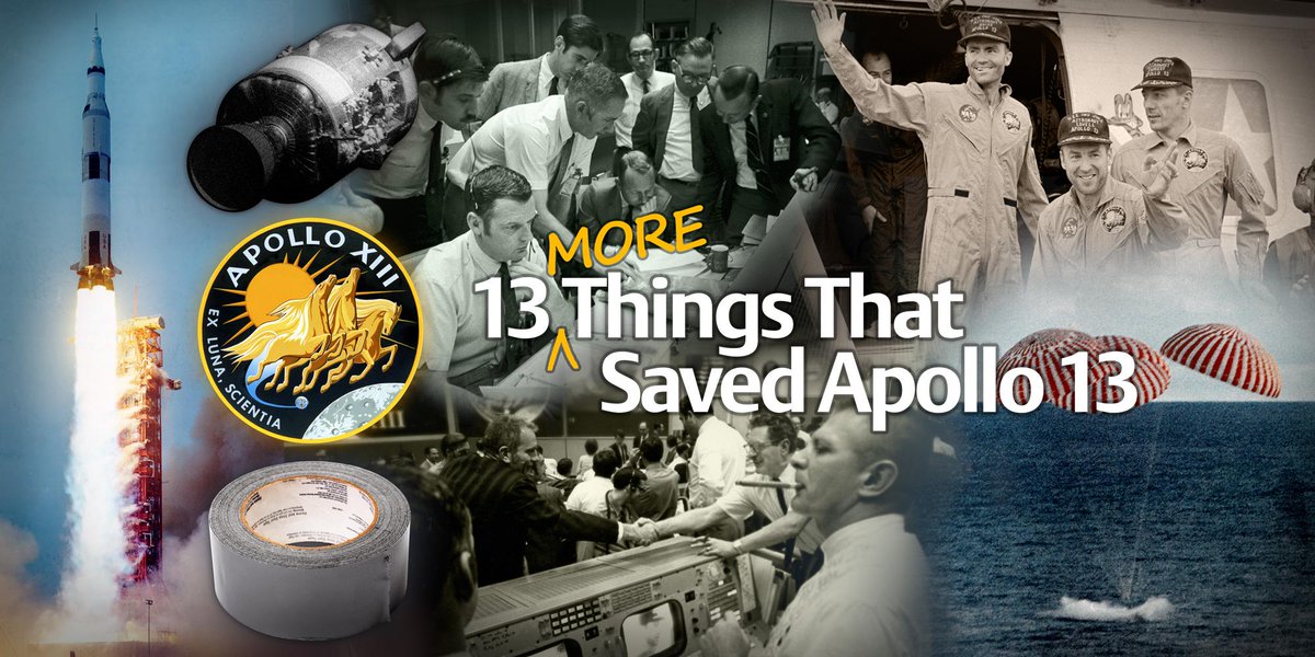 "13 MORE Things That Saved Apollo 13" series begins! Part 1: The Failed Oxygen Quantity Sensor universetoday.com/119770/13-more…