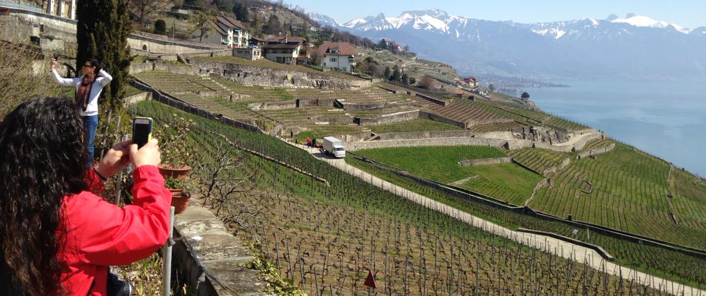 Sandra Martin enjoys the view in wine country!
#U14Swiss