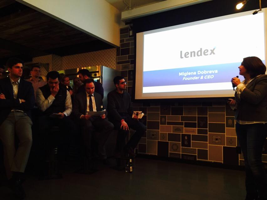 On stage #MiglenaDobreva making her case for <a href="/LendexNL/">Lendex</a> for #Netherlands2NY #fintech