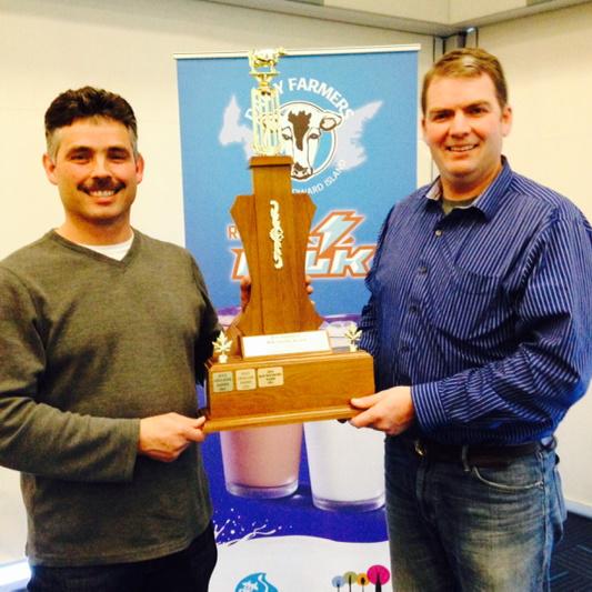 DeereTedford's tweet photo. Kouwenberg Farms wins 2014 Ron Sampson quality milk award. Presented at #DFPEI AGM today. Congrats!! http://t.co/tQjzqEsrmR