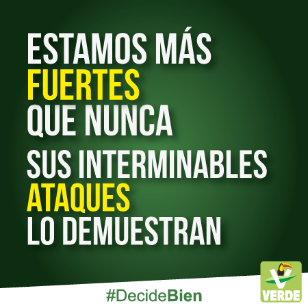 PVEM_Chiapas's tweet photo. Estamos más #Fuertes que nunca, sus ataques lo demuestran. Nosotros proponemos, NO atacamos. http://t.co/JbbU8M6tqV http://t.co/QfEerQf2wp