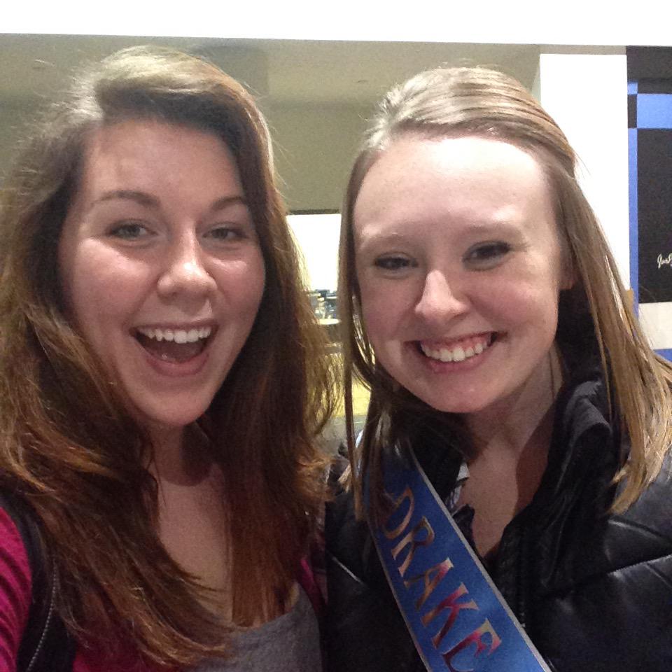 Dr_Madison's tweet photo. #selfie with the queen @nataliealarson #relays2015 #blitzday #losertable http://t.co/w5DDRjh35G