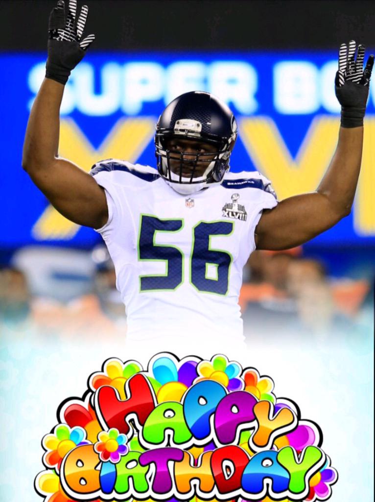 Happy Birthday to Cliff Avril! Over his career he has 211 tackles, forced 22 fumbles, has 52.5 sacks, and a SB ring! 