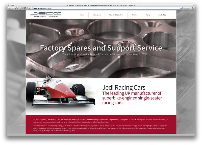 We’re pleased to announce the launch of a new <a href="/Factor41Media/">Factor41Media</a> website for <a href="/JediRacingCars/">Jedi Racing Cars</a> - jediracingcars.co.uk