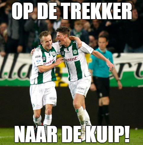 voetbalzonenl's tweet photo. Gefeliciteerd @fcgroningen! De eerste bekerfinale sinds 1989! http://t.co/BdRtR8qBqg
