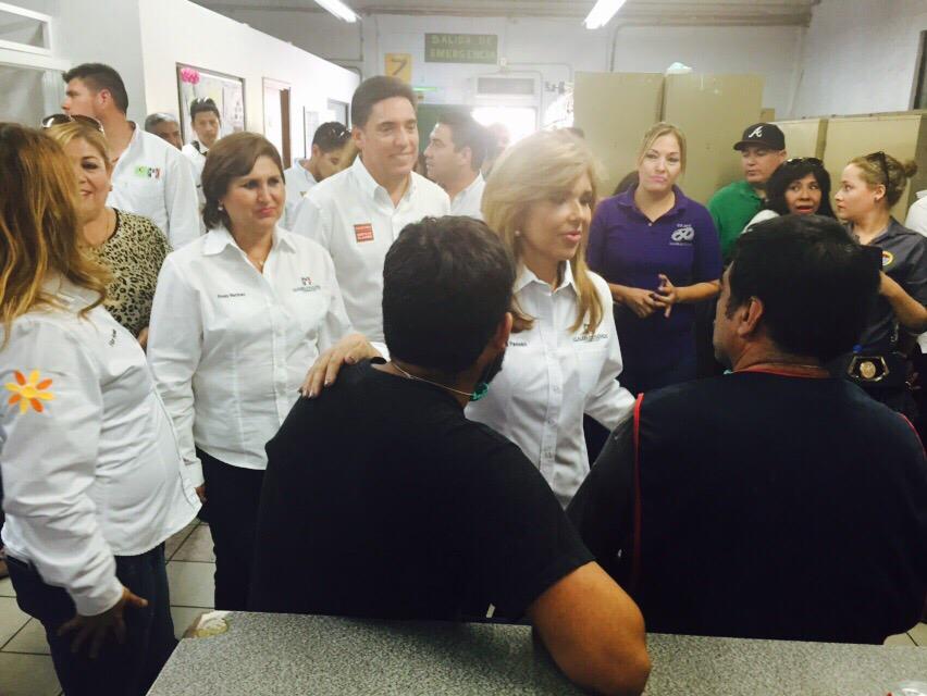 Visita <a href="/ClaudiaPavlovic/">Claudia Pavlovich A.</a> a trabajadores de Cactex donde reafirma compromiso con seguridad social para madres solteras