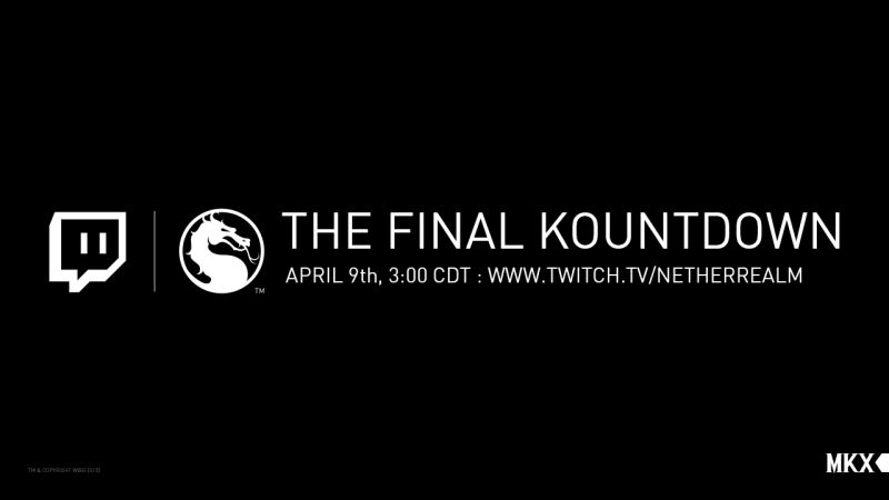 noobde's tweet photo. We got another twitch stream for you tomorrow (April 9  3:00pm CDT) #MortalKombatX The Final Kountdown !! http://t.co/OXKI5A8xfC