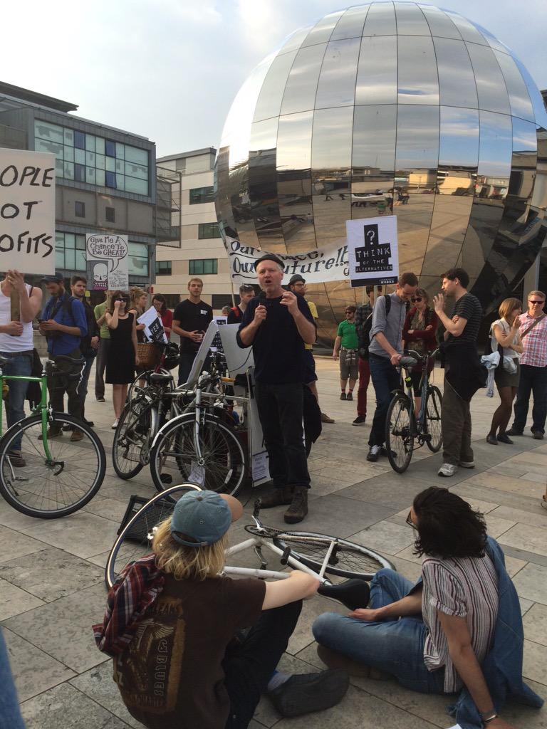 Chris speaking before #Carriageworks planning meeting. Decision deferred