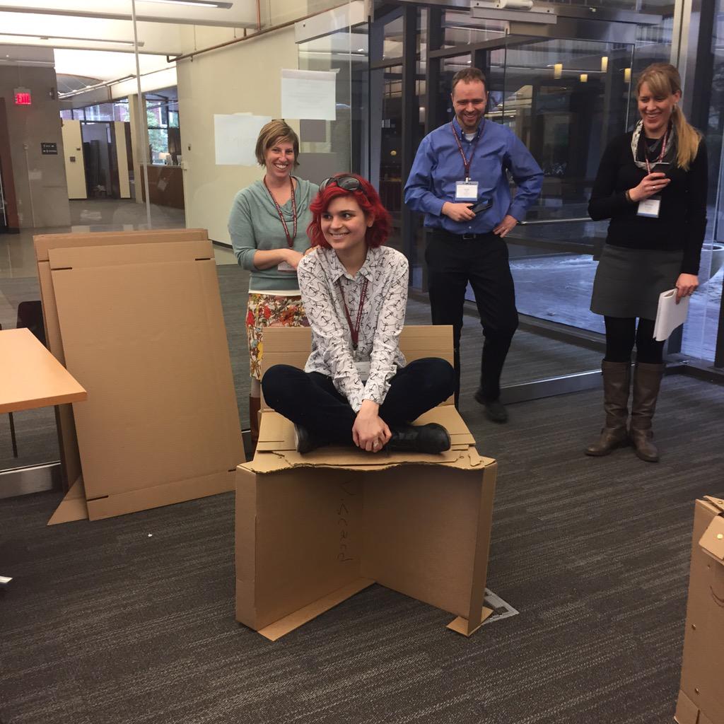 AgencybyDesign's tweet photo. Thanks for all the fun #making at #ppeleft today! #makered @ProjectZeroHGSE @hgse http://t.co/T8ujc6a6dX
