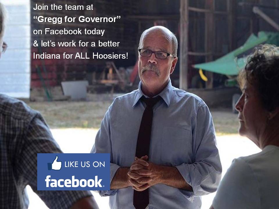 JohnGreggIN's tweet image. Spread the word about John Gregg &amp;amp; help us get to 10,000 “likes” as we build the team for Indiana’s future!