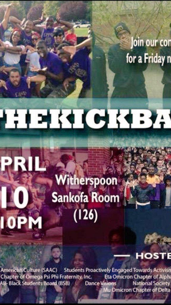 DuBois_NCSU's tweet photo. #TheKickback Friday, April 10 from 7-10 in the Washington Sankofa Room! (Witherspoon 126) http://t.co/no2VDzgzz2