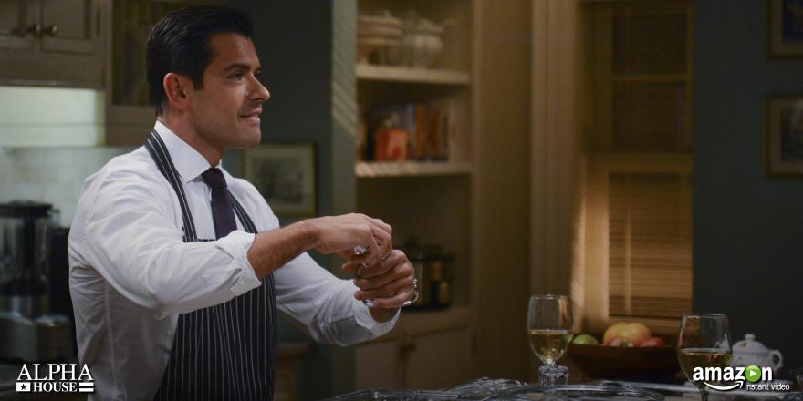 Cooking up a hump day treat. #AlphaHouse