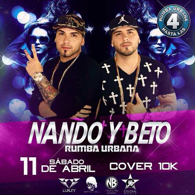 FCNANDOYBETO's tweet photo. Te esperamos !!!! En vivo @NANDOyBETO http://t.co/L9McmNlnVV