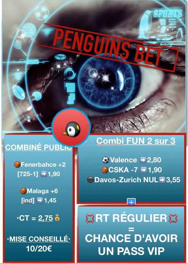 Penguins_Bet's tweet image. Et les deux combi de demain dont un très fun ! 
Pas trop le choix vu la liste mais confiance sur le Combi 🐧