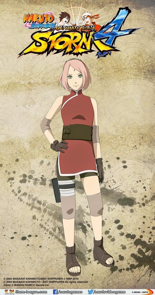 Naruto: Ultimate Ninja Storm 4 com personagens do filme The Last