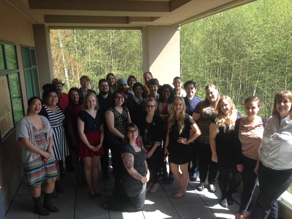 UFVGDD's tweet photo. Looking good in stylish attire! #GDD2015 grads dressed up for their last professional practices class. #valleydesign http://t.co/QibSfI1eY7